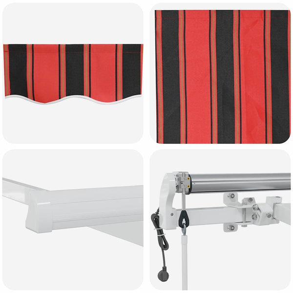 Elektrische Markise 300x250cm Orange/Braun