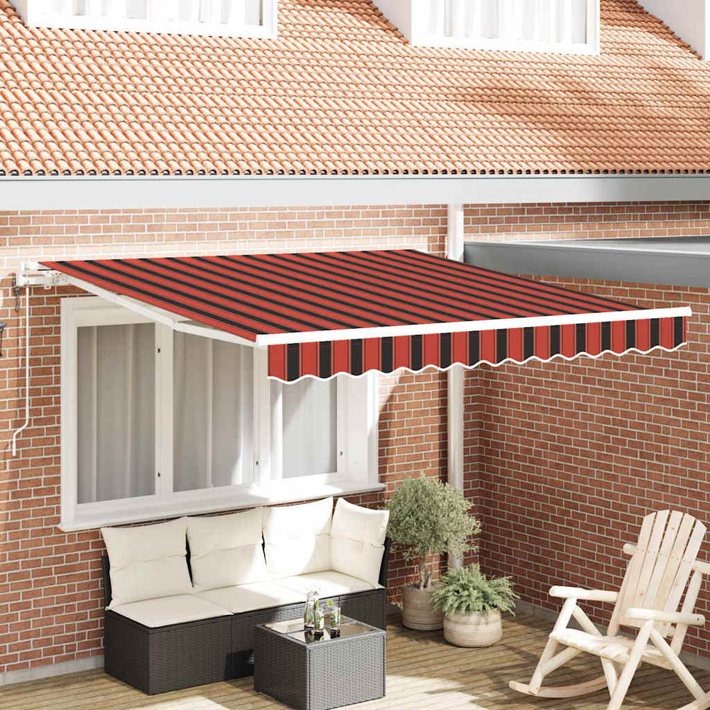 Elektrische Markise 300x250cm Orange/Braun