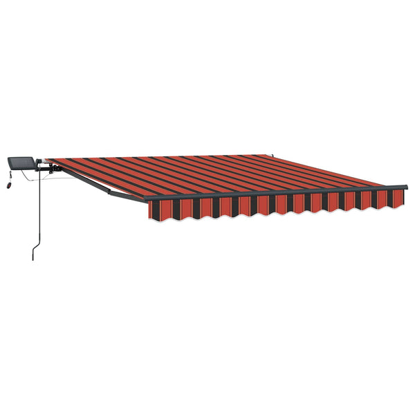 Einziehbare Markise Orange Braun 300x250 cm