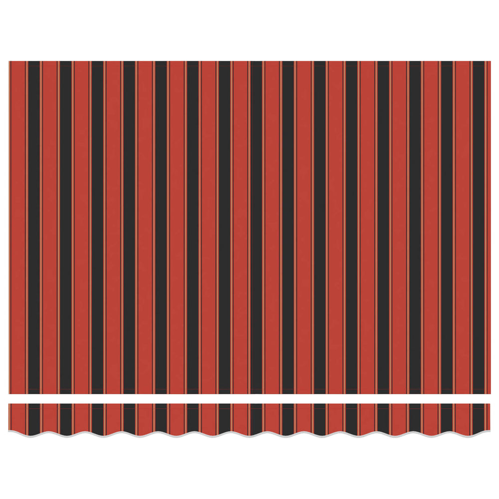 Einziehbare Markise Orange Braun 300x250 cm