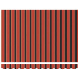 Einziehbare Markise Orange Braun 300x250 cm