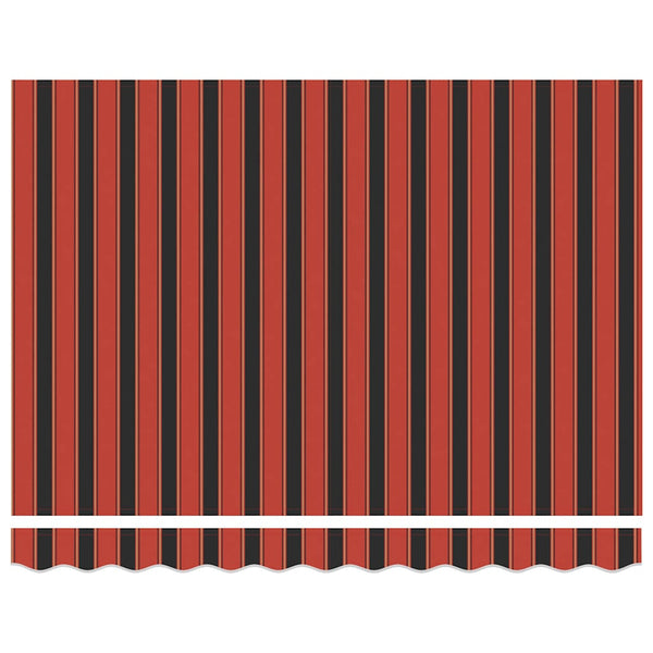 Einziehbare Markise Orange Braun 300x250 cm