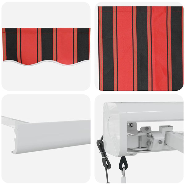 Orange-Braune Markise 300x250 cm
