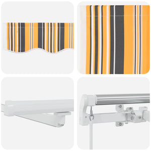 Einziehbare Markise Mehrfarbig 300x250 cm