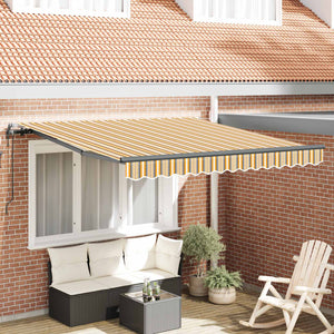 Einziehbare Markise 300x250 cm Mehrfarbig