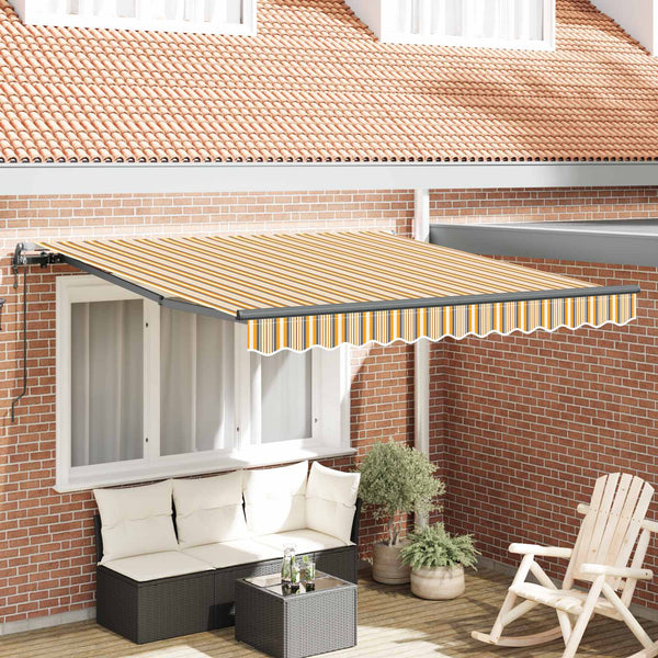 Einziehbare Markise 300x250 cm Mehrfarbig