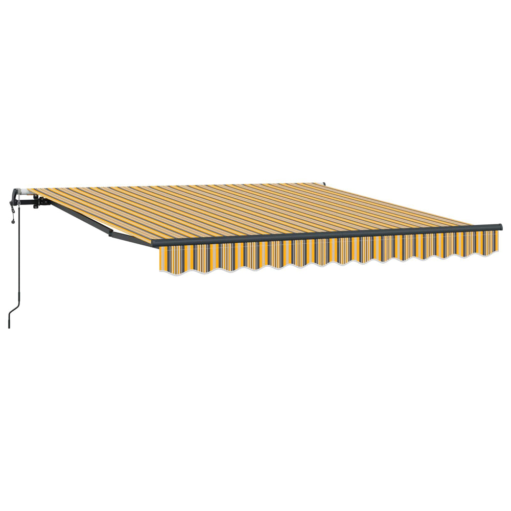 Einziehbare Markise 300x250 cm Mehrfarbig