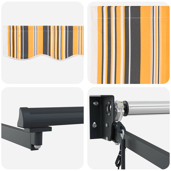 Einziehbare Markise Mehrfarbig 300x250 cm