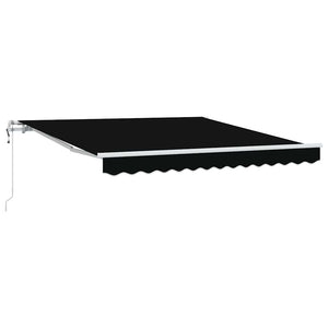 Elektrische Markise, Ausziehbar, 300x250cm, Schwarz