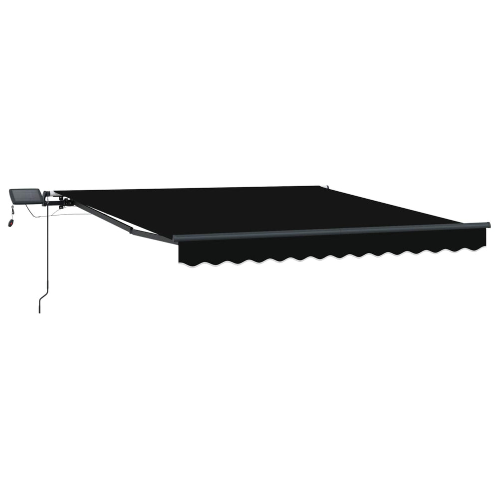 Einziehbare Markise Schwarz 300x250 cm