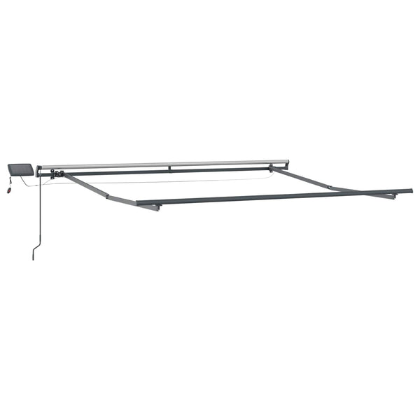 Einziehbare Markise Schwarz 300x250 cm