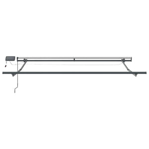 Einziehbare Markise Schwarz 300x250 cm