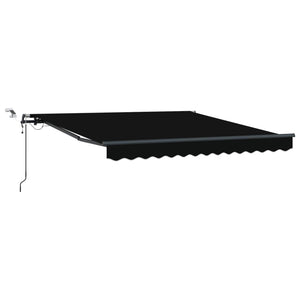 Markisenstoff Schwarz 300x250 cm