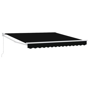 Schwarze Markise 300x250 cm