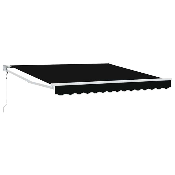 Schwarze Markise 300x250 cm