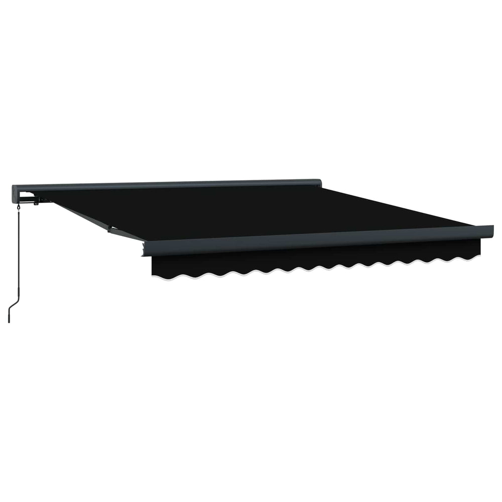 Einziehbare Markise Schwarz 300x250 cm