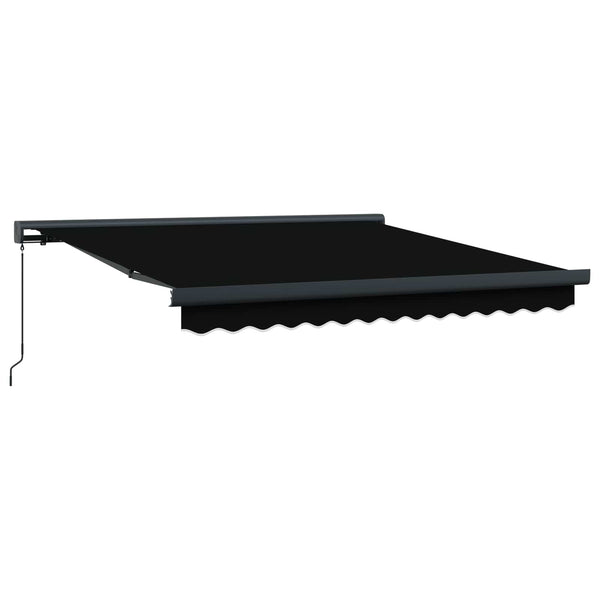 Einziehbare Markise Schwarz 300x250 cm