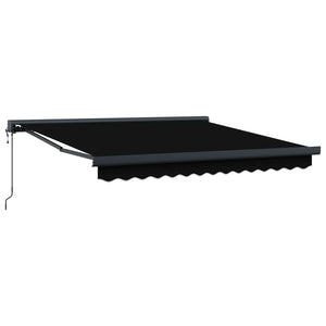 Schwarze Markise 300x250 cm