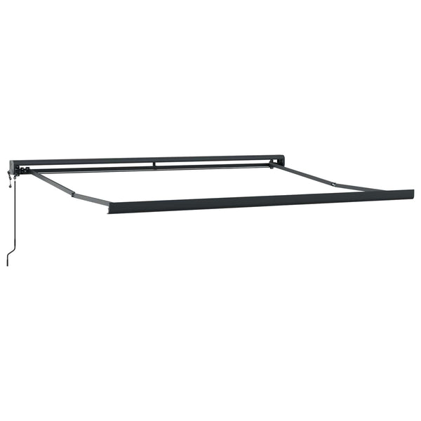 Schwarze Markise 300x250 cm