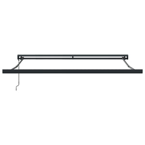 Schwarze Markise 300x250 cm