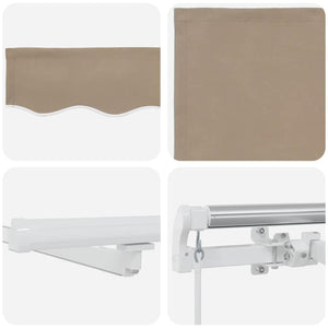 Einziehbare Markise Beige 300x250 cm