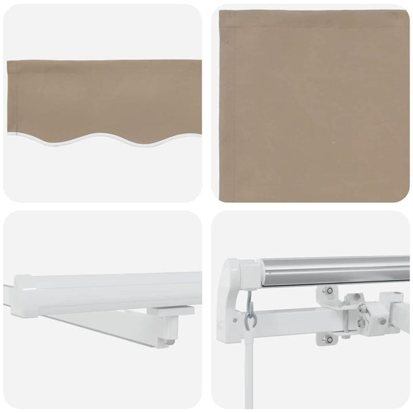 Einziehbare Markise Beige 300x250 cm