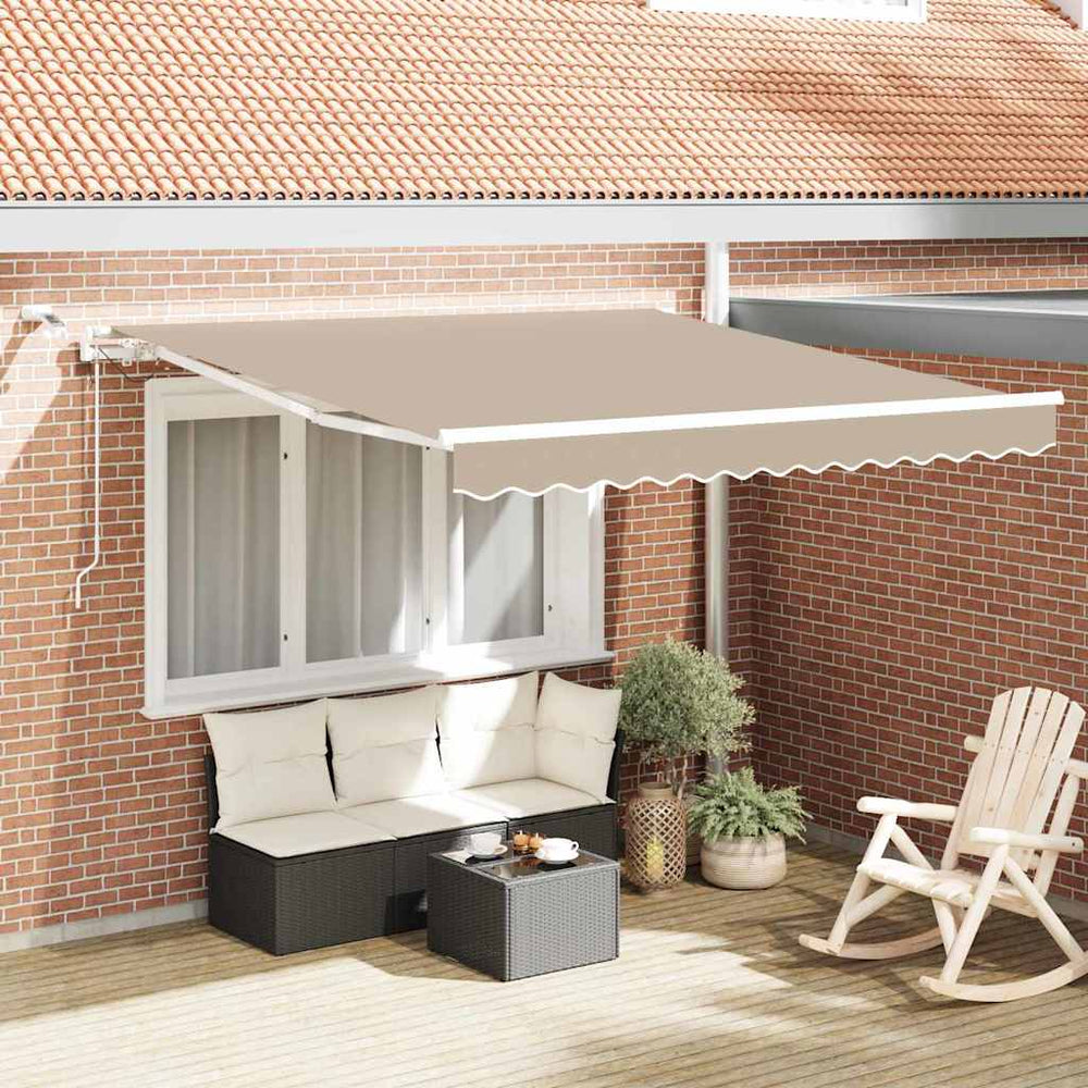 Einziehbare Markise Beige 300x250 cm