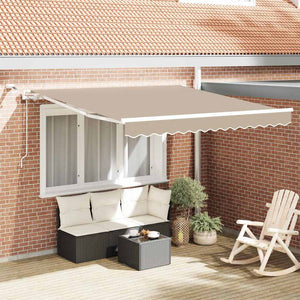 Einziehbare Markise Beige 300x250 cm