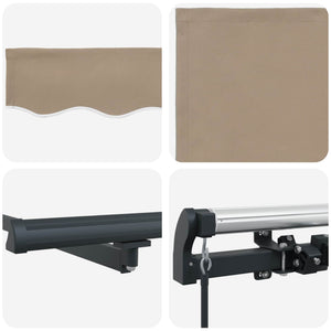 Einziehbare Markise Beige 300x250 cm