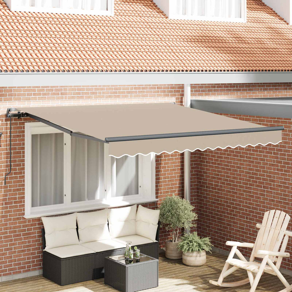 Einziehbare Markise Beige 300x250 cm