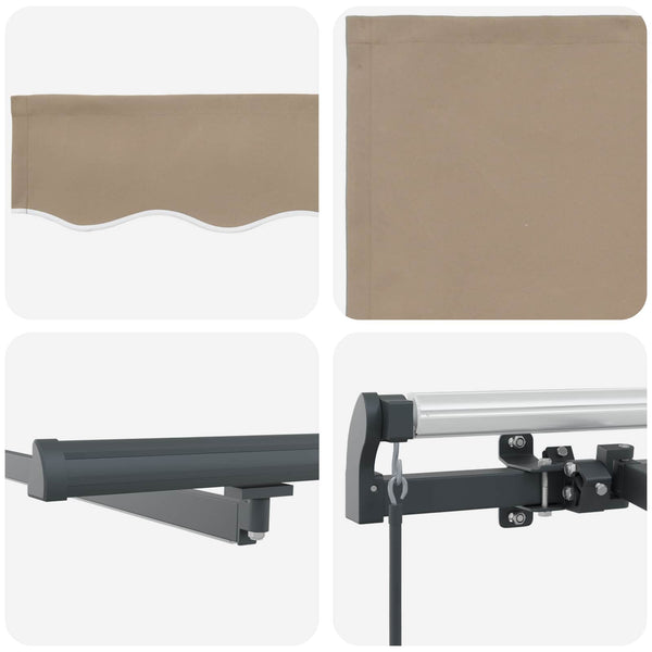 Einziehbare Markise Beige 300x250 cm