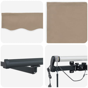 Beige Markisenstoff 300x250 cm
