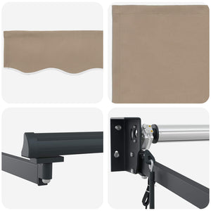 Beige Markise 300x250 cm