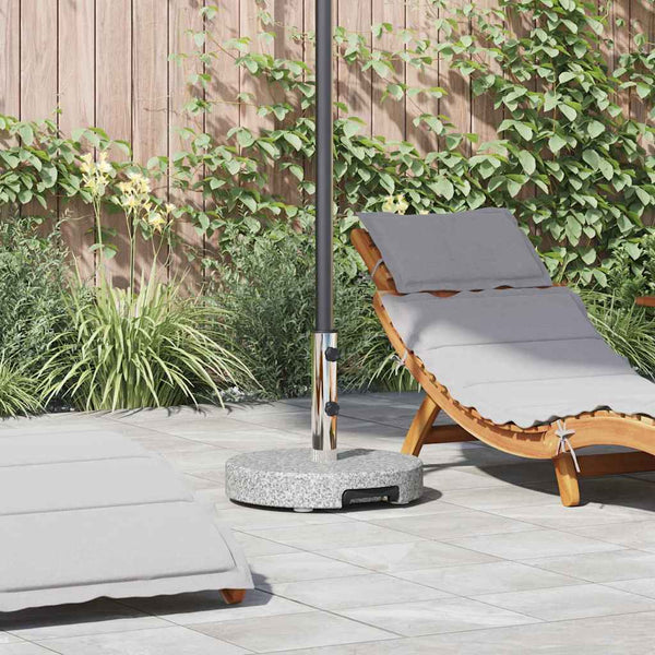 Granit Sonnenschirmständer Grau Ø 45 cm