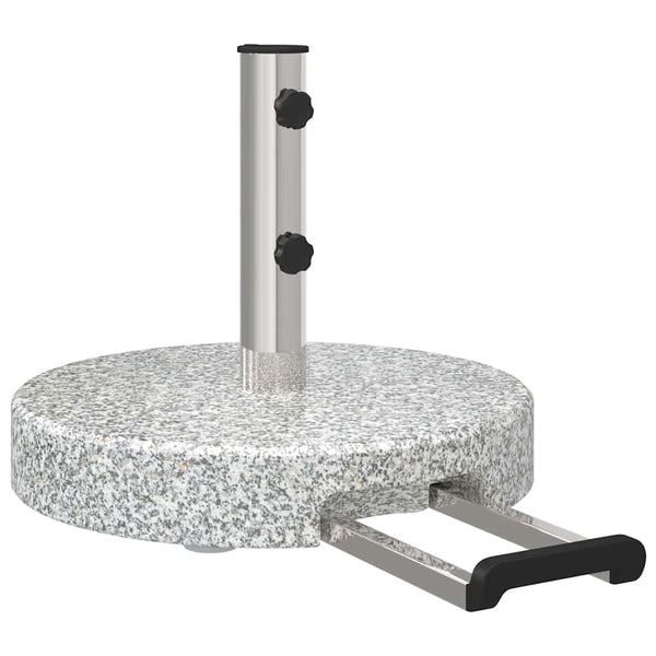 Granit Sonnenschirmständer Grau Ø 45 cm