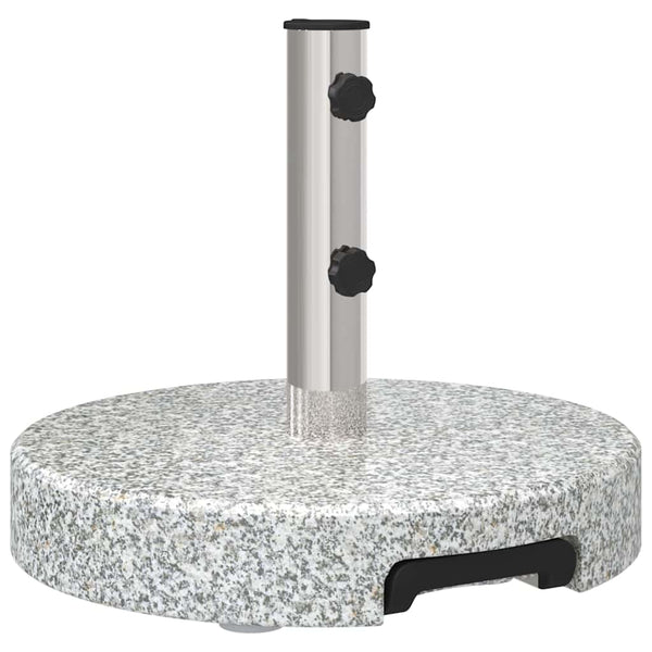 Granit Sonnenschirmständer Grau Ø 45 cm