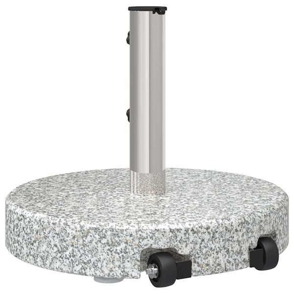 Granit Sonnenschirmständer Grau Ø 45 cm