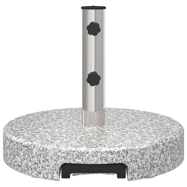 Granit Sonnenschirmständer Grau Ø 45 cm