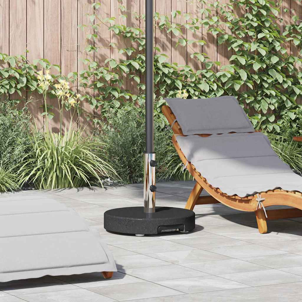 Granit Sonnenschirmständer Schwarz Ø 45cm