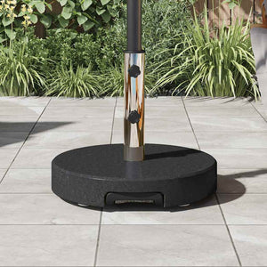 Granit Sonnenschirmständer Schwarz Ø 45cm