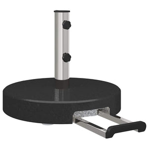 Granit Sonnenschirmständer Schwarz Ø 45cm