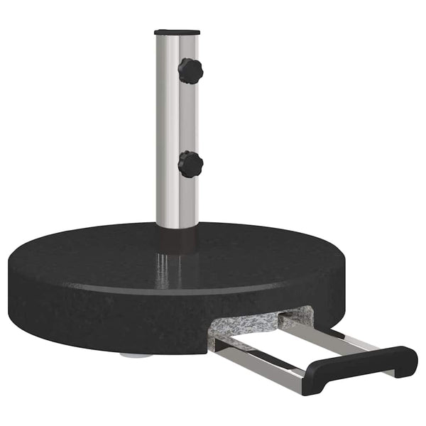 Granit Sonnenschirmständer Schwarz Ø 45cm