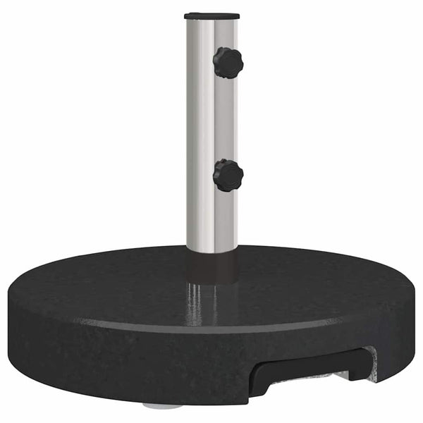 Granit Sonnenschirmständer Schwarz Ø 45cm