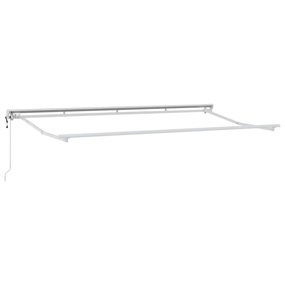 Verstellbarer Markisenrahmen Weiß 4x2m
