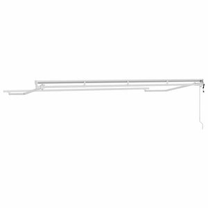 Verstellbarer Markisenrahmen Weiß 4x2m