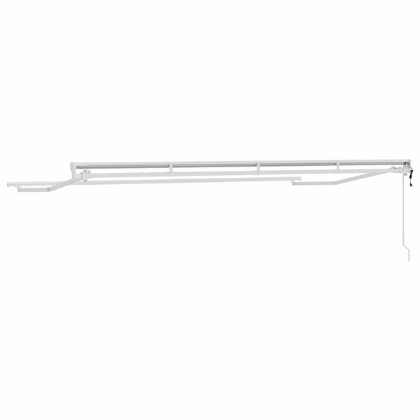 Verstellbarer Markisenrahmen Weiß 4x2m