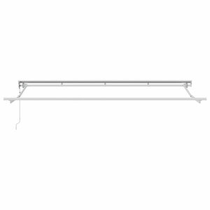 Verstellbarer Markisenrahmen Weiß 4x2m