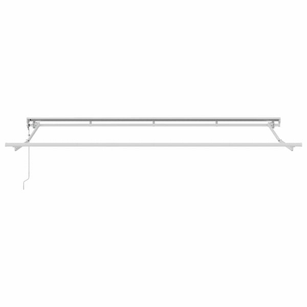 Verstellbarer Markisenrahmen Weiß 4x2m