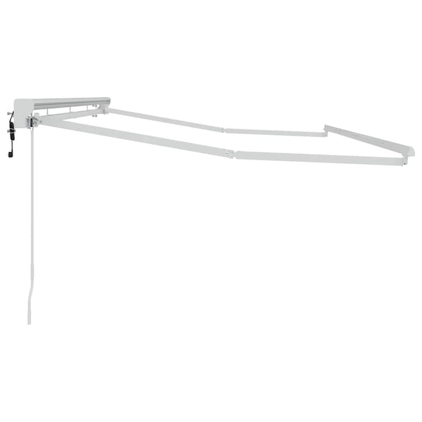 Verstellbarer Markisenrahmen Weiß 4x2m