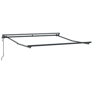 Verstellbarer Markisenrahmen Anthrazit 3x2,5m